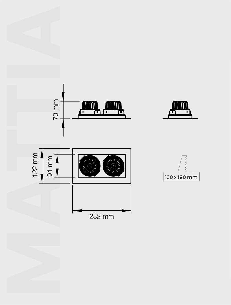MATTIA SERİSİ | MD 119-2-60 SIVA ALTI - الصورة 3