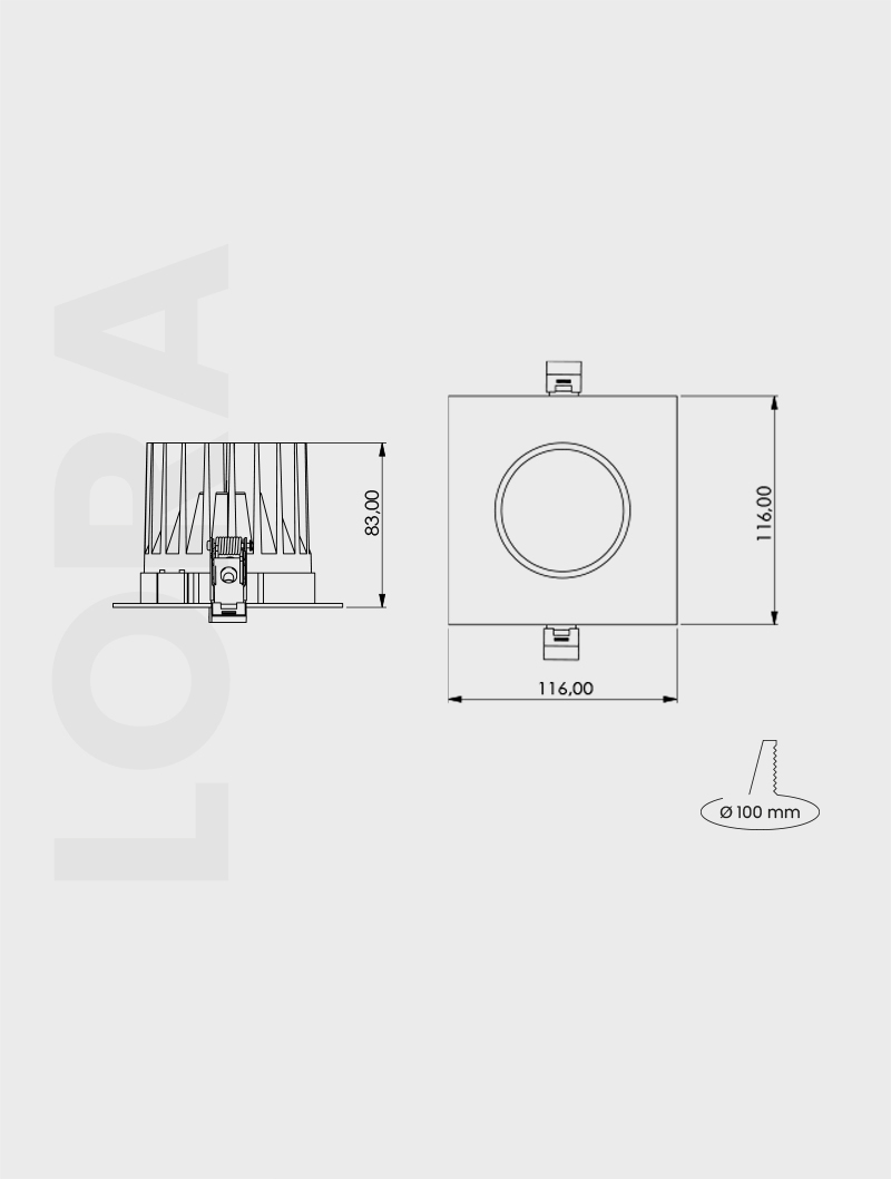 LORA SERİSİ | MD160-1-85 SIVA ALTI - Görsel 2