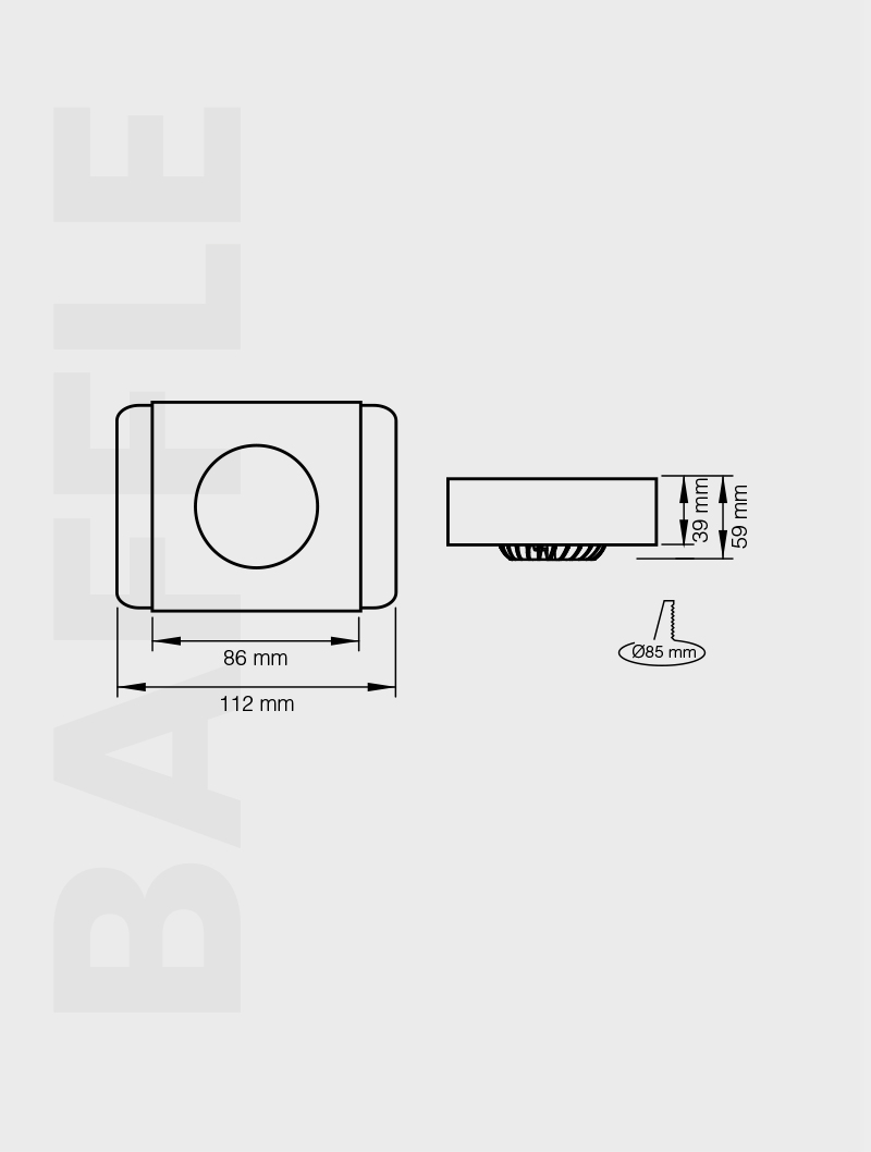 BAFFLE SERİSİ | MBF 103 BAFFLE TAVAN AYDINLATMA - Görsel 3
